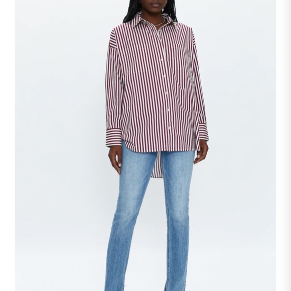 Pistola Rena Button Down Tunic Shirt - Picture 1 of 7